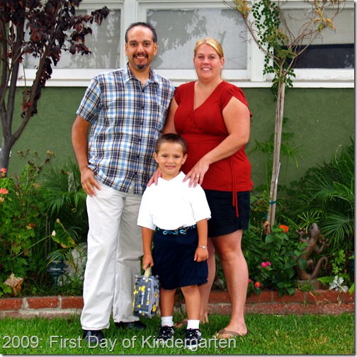 First day of kindergarten